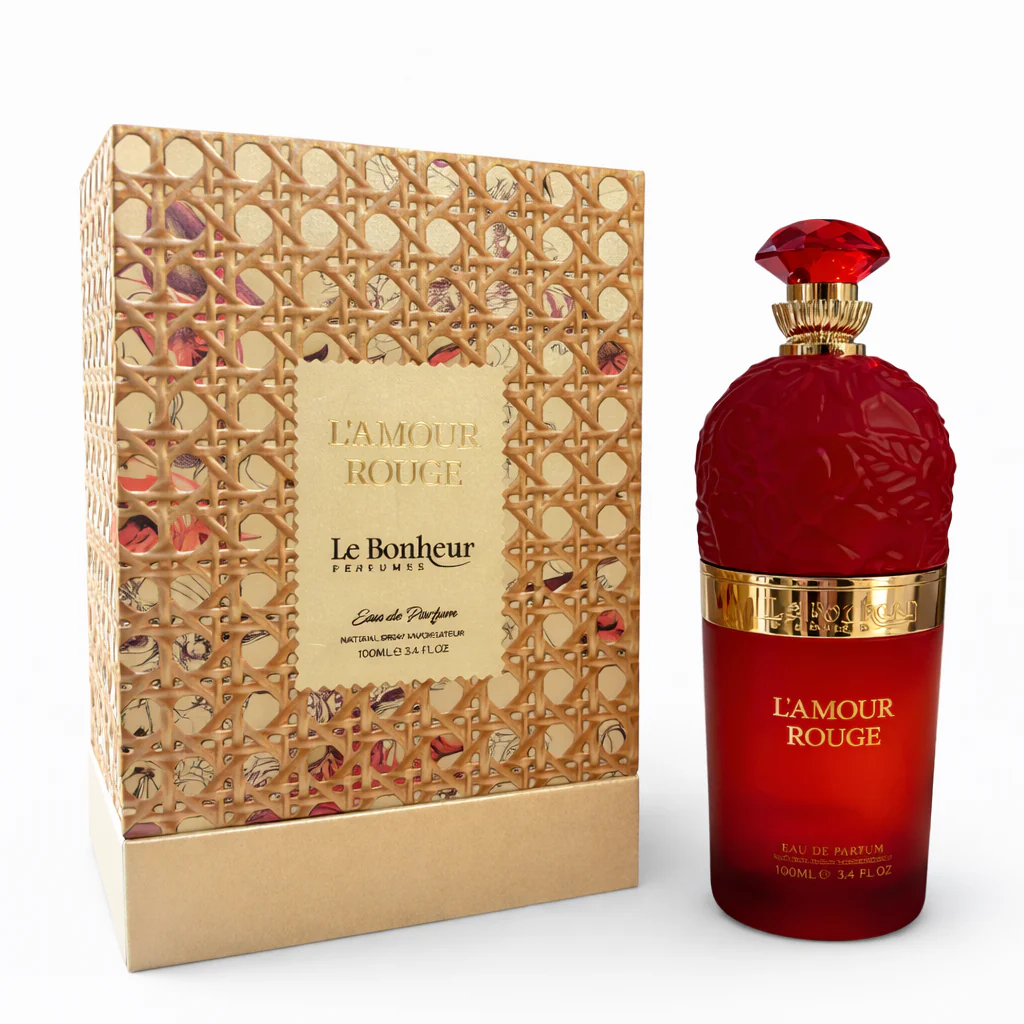 L'Amour Rouge Eau de Parfum by Le Bonheur – Unisex Perfume – 100 ml