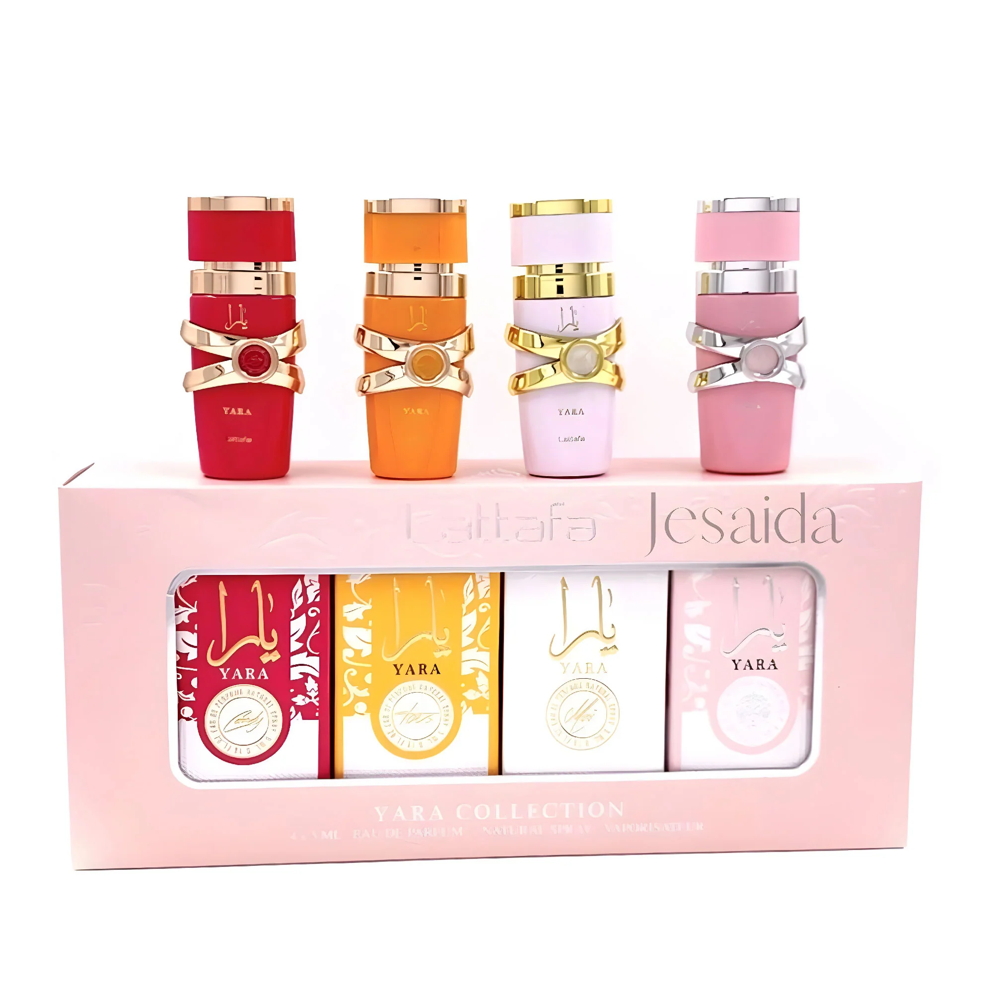 Yara Mini Oil 4-Piece Gift Set by Lattafa – 4 × 5 mL Unisex Oils