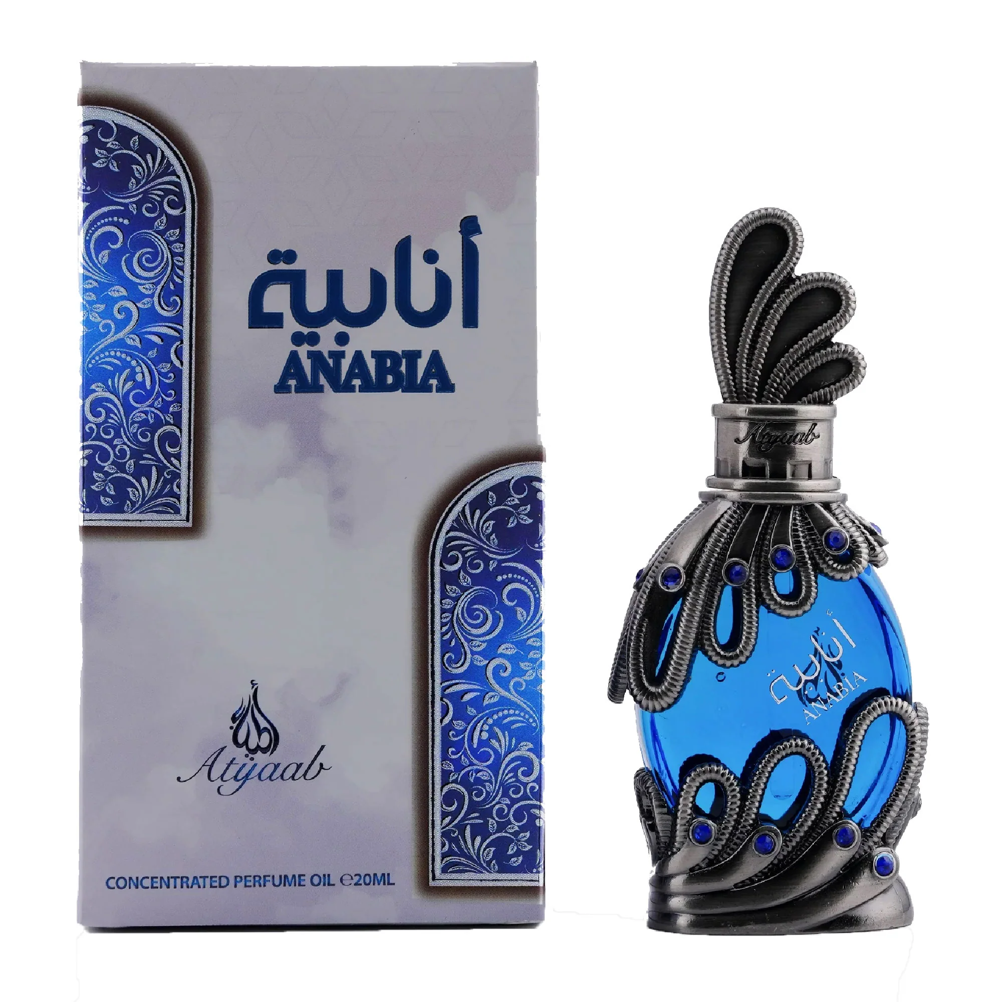 Anabia Blue Concentrated Perfume Oil for Women – Atyaab 20ml