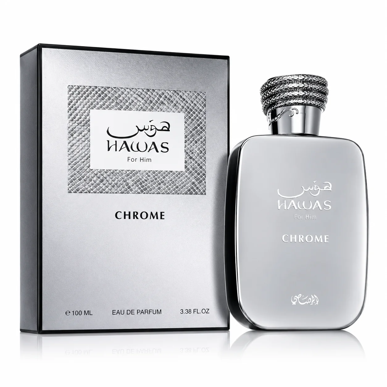 Hawas Chrome by Rasasi Eau de Parfum 100ml for Men