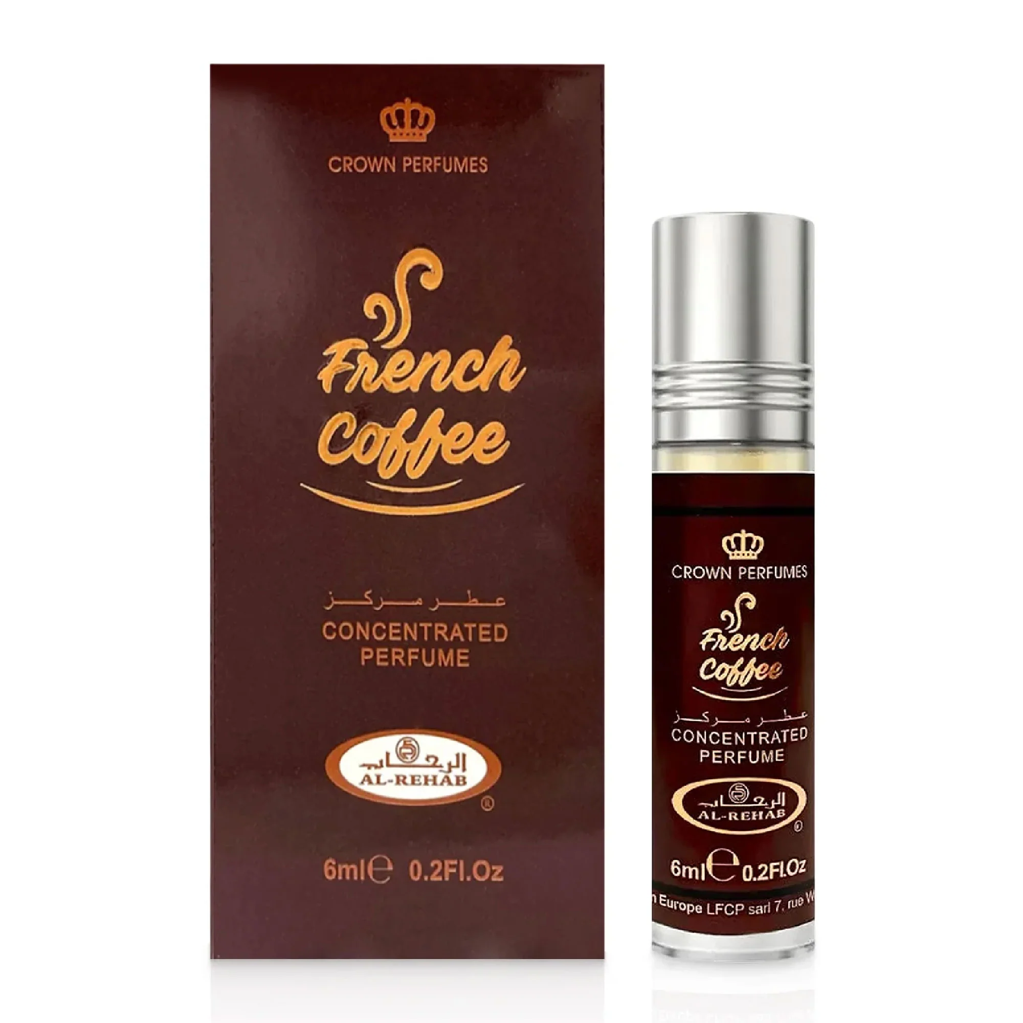French Coffee Roll On by Al Rehab - Perfume Oil Unisex 6 ml