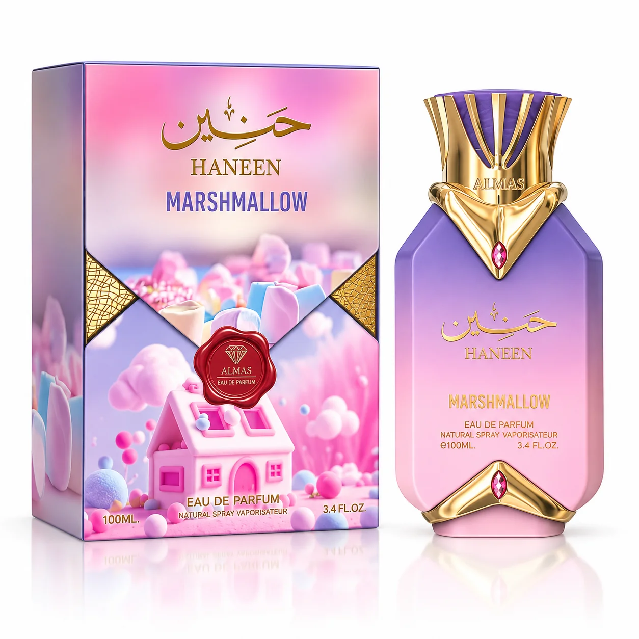 Haneen Marshmallow by Almas Perfumes Eau de Parfum 100ml – Women Perfume