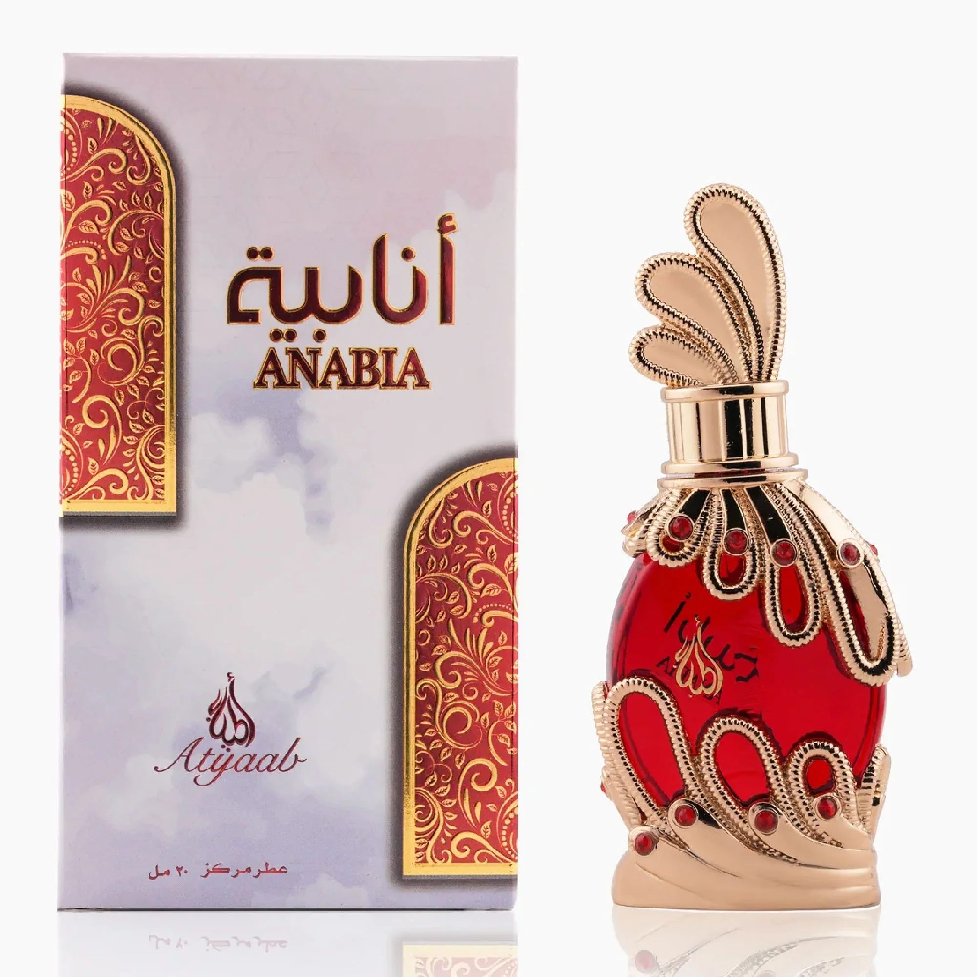 Anabia Red Concentrated Perfume Oil for Women – Atyaab 20ml