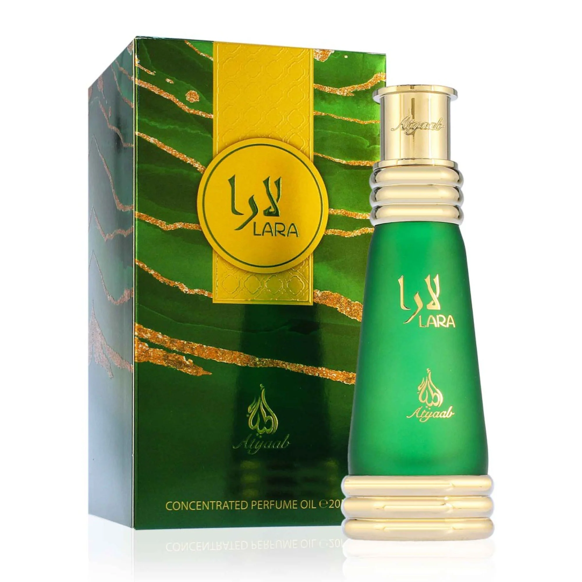 Lara Green Concentrated Perfume Oil by Atyaab 20ml - Women Perfume