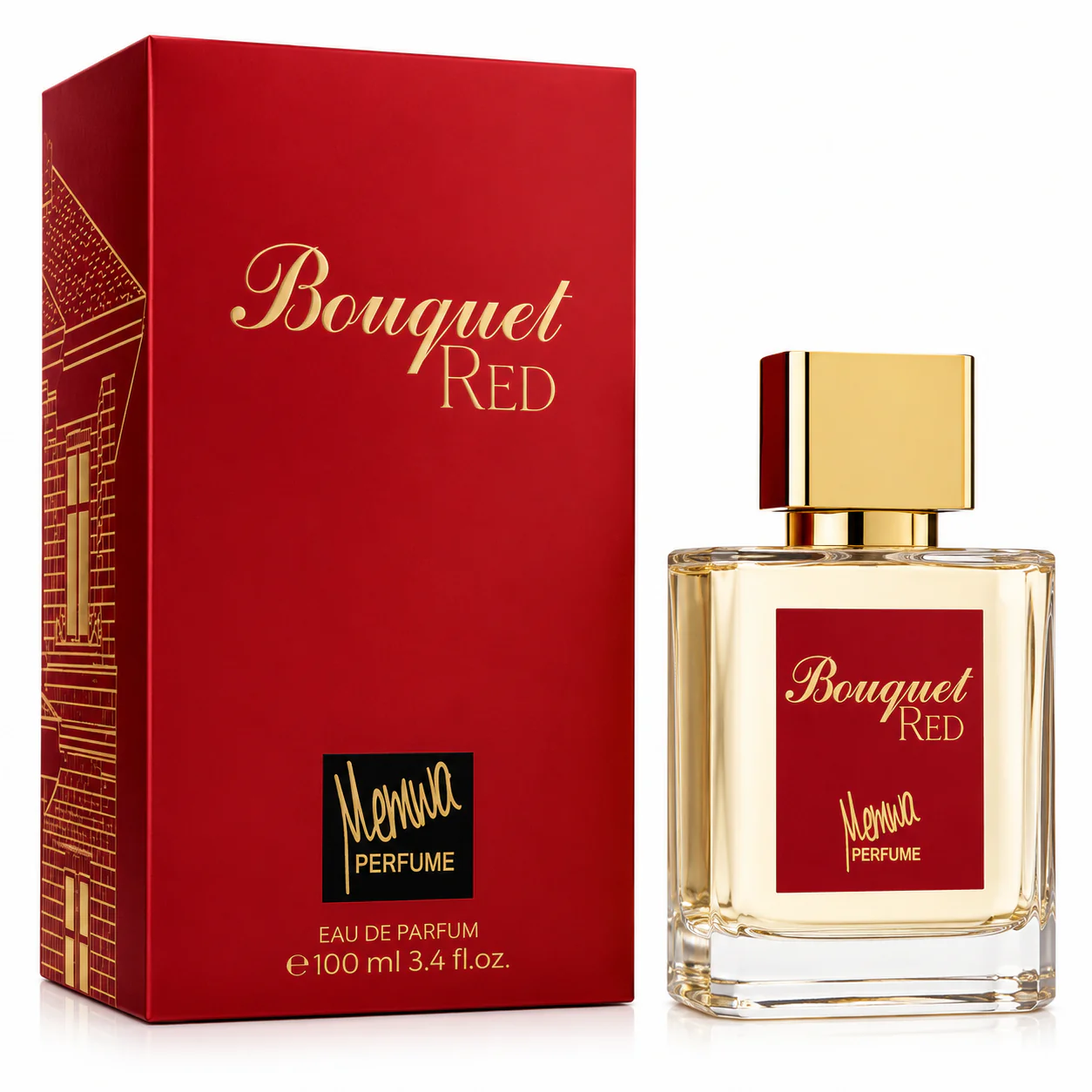 Bouquet Red EDP by Memwa 100ml – Women Perfume